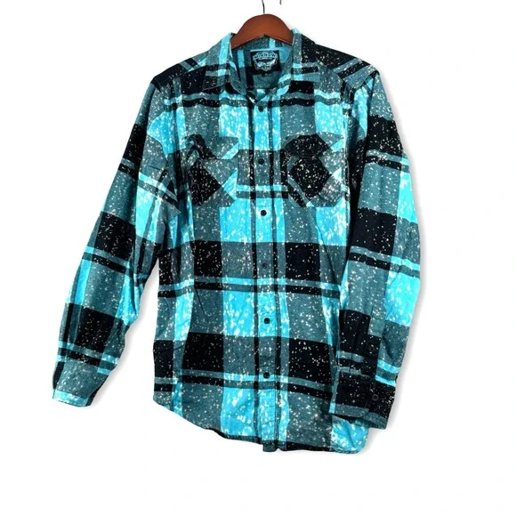 Angry Minnow Mens Donkey Bad Ass Flannel Soft Shirt Sz XL - Picture 1 of 4